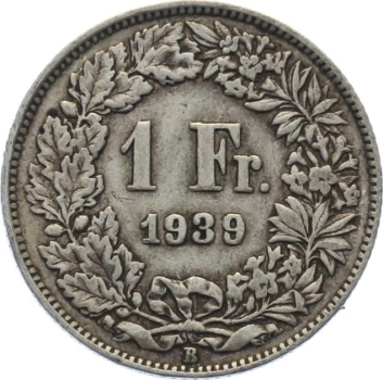 1 Franken 1939 B